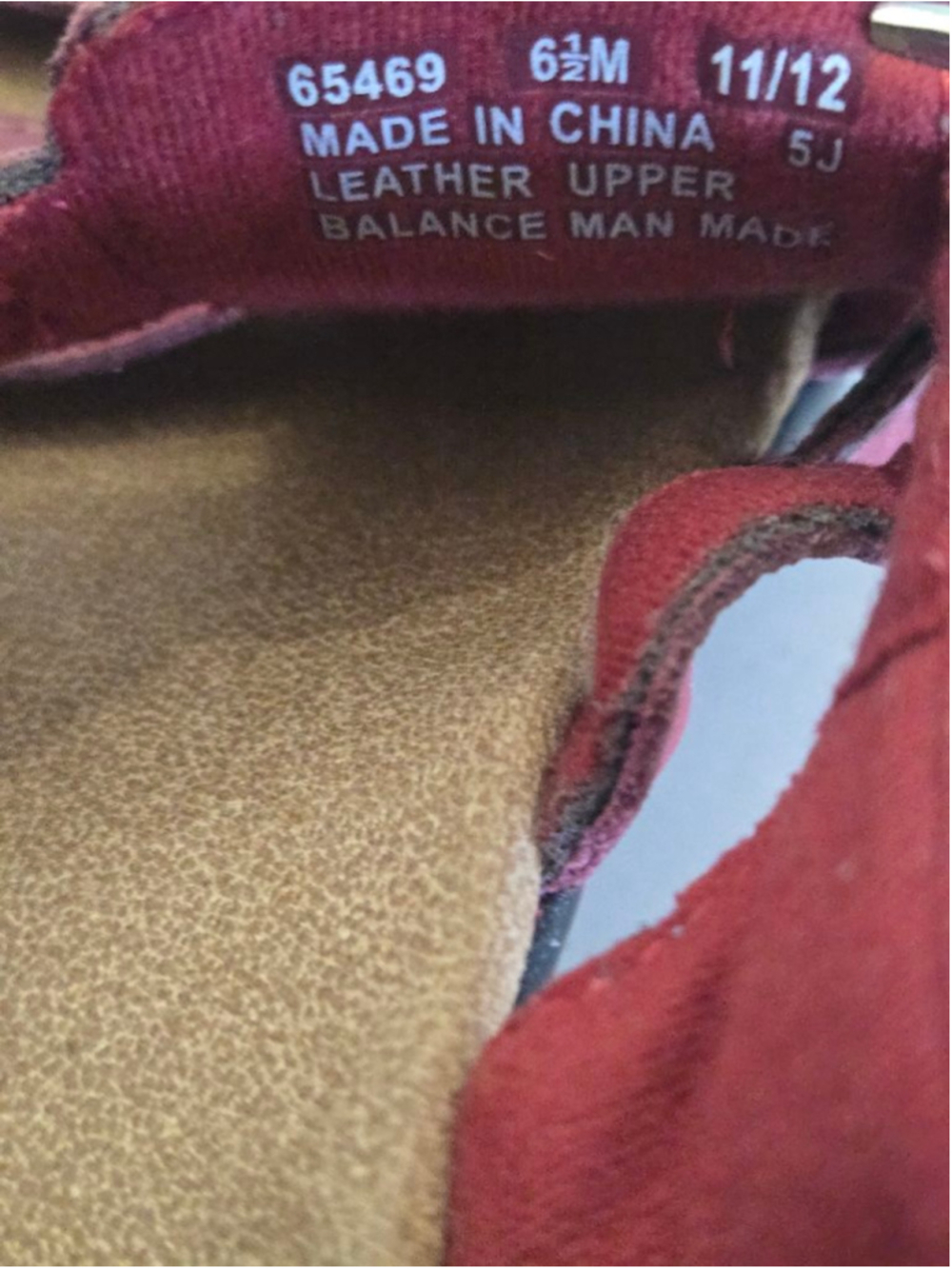 Clarks Red Leather Bendables Lexi Marigold Wedge Sandals Size 6.5 - Picture 6 of 12